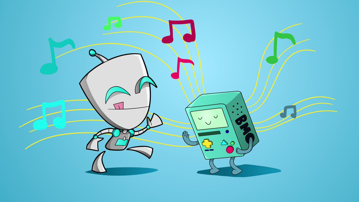 Felipe Gamarra (Commissions open) (@fegamdrawings) on Twitter photo small commission for <a href="/ToonLover01/">CartoonBudArtz (OPEN COMMS) (also on bluesky)</a>
look at 'em dancing #invaderzim #adventuretime #bmo #crossover #2d #commission small commission for <a href="/ToonLover01/">CartoonBudArtz (OPEN COMMS) (also on bluesky)</a>
look at 'em dancing #invaderzim #adventuretime #bmo #crossover #2d #commission