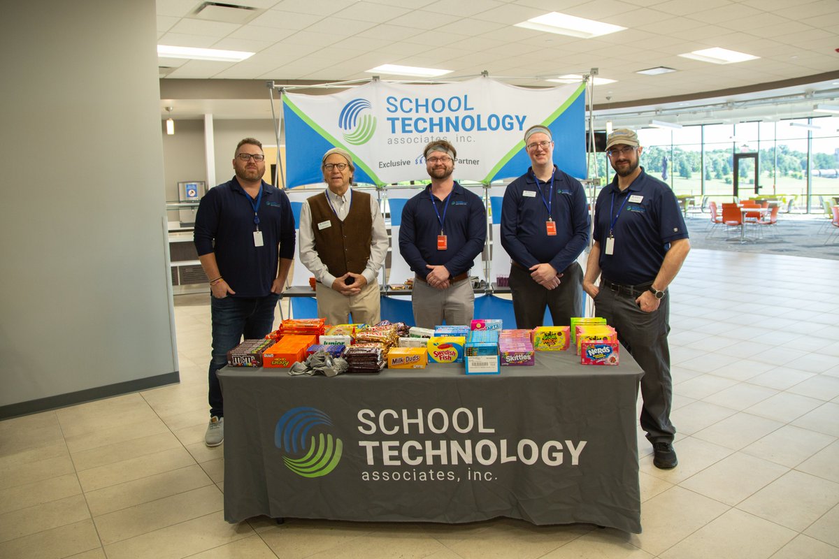 <a href="/schooltechassoc/">School Technology Associates, Inc.</a> is at <a href="/Skyward_Inc/">Skyward</a> headquarters today! ✨

Join us in the cafeteria to meet the School Tech team and pick up some candy while you’re there. 🍭

#Skyward #exclusivepartner
