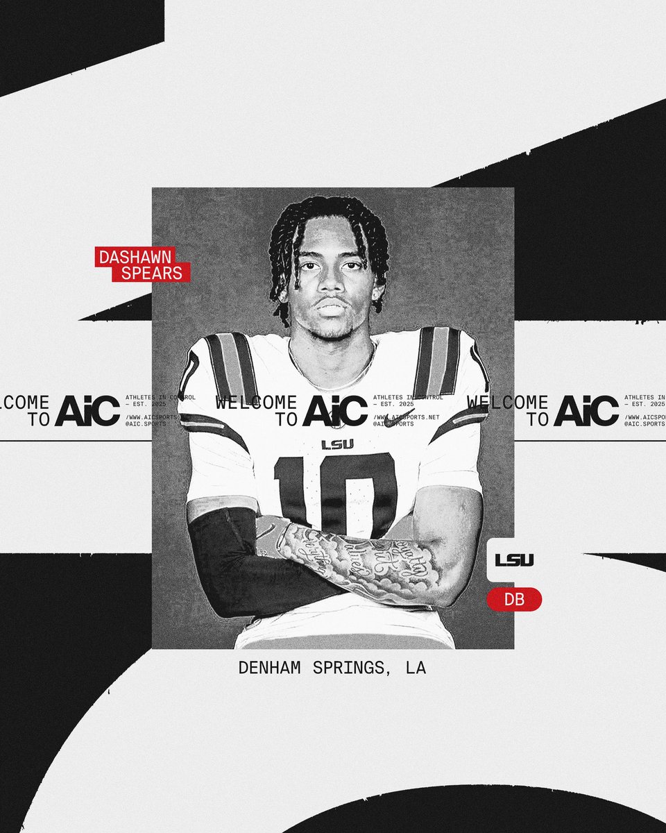 AiC.Sports (@aic_athletes) on Twitter photo Please welcome <a href="/LSUfootball/">LSU Football</a> defensive back <a href="/DashawnD4G/">DashawnSpears</a> to the tribe🐯 Please welcome <a href="/LSUfootball/">LSU Football</a> defensive back <a href="/DashawnD4G/">DashawnSpears</a> to the tribe🐯