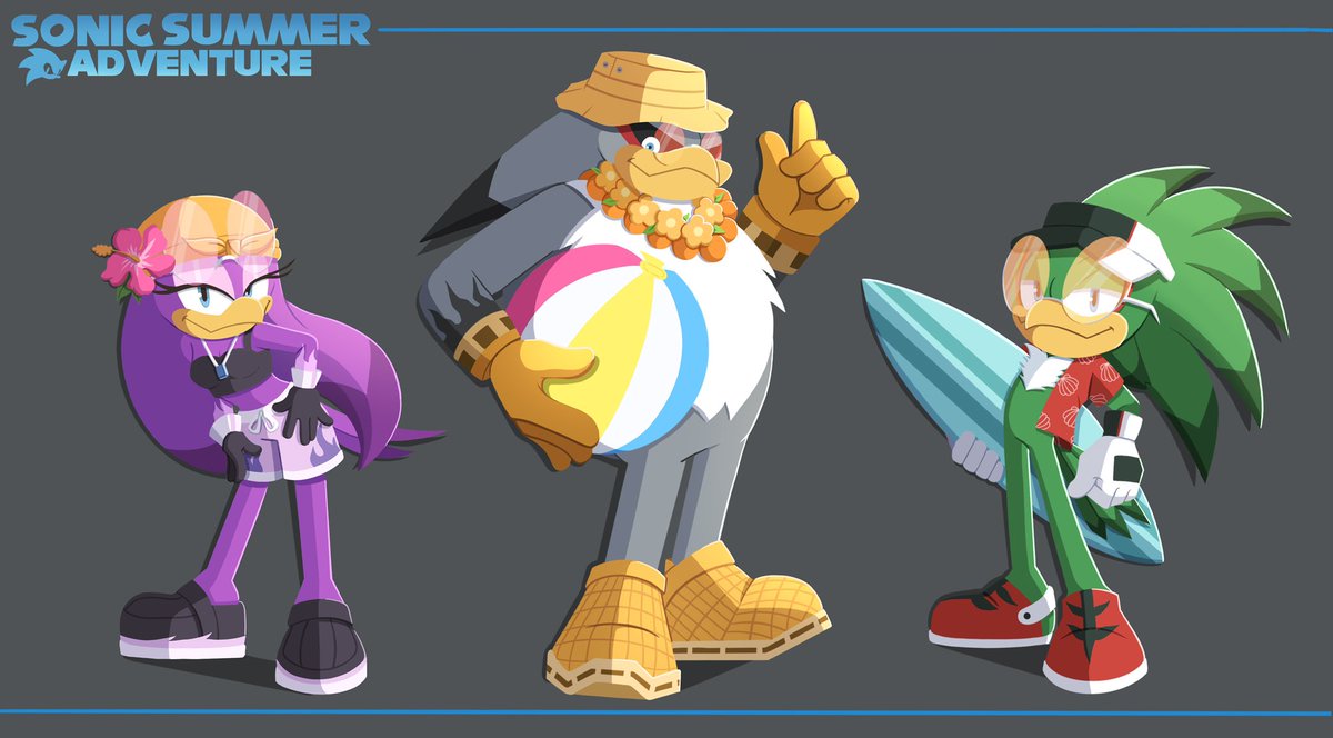 Part 2 of my Sonic Summer Adventure Line ups. These are the final ones until next year ✨😋

#sonic #SonicTheHedeghog #sonicfanart #characterdesign
