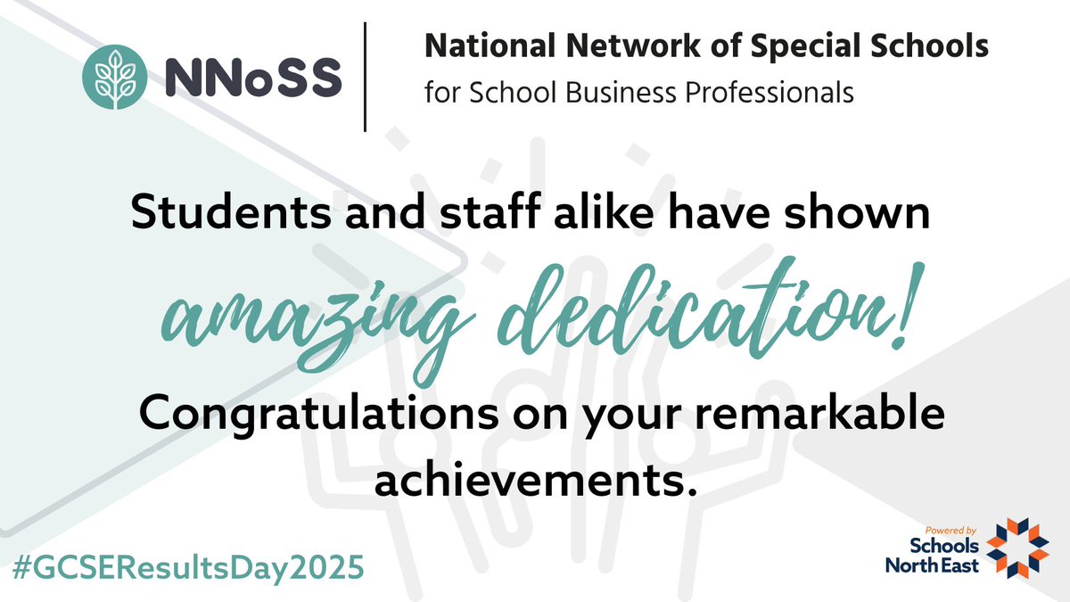 We're still applauding the incredible efforts of special and hospital schools, and alternative provisions. #GCSEResultsDay 💫 

SBPs: Your work ensures that teachers can focus on teaching and students can focus on learning. Your contribution is often unseen, but it's vital 💚