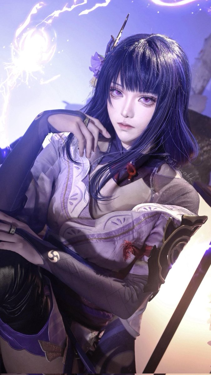 Eimoiracanon's tweet image. #Ei #雷电影 #cos  #GenshinImpact