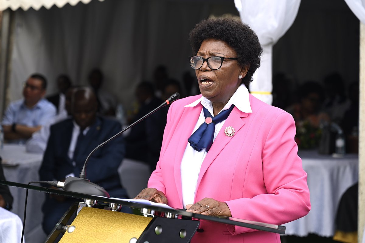 JanetMuseveni's tweet photo. Just as this stone anchors the structure we are building, NCHE’s work anchors the quality and credibility of higher education in Uganda. This home will provide the environment and facilities for greater effectiveness in its regulatory, advisory and developmental mandate. https://t.co/HHPyDY1Y1T