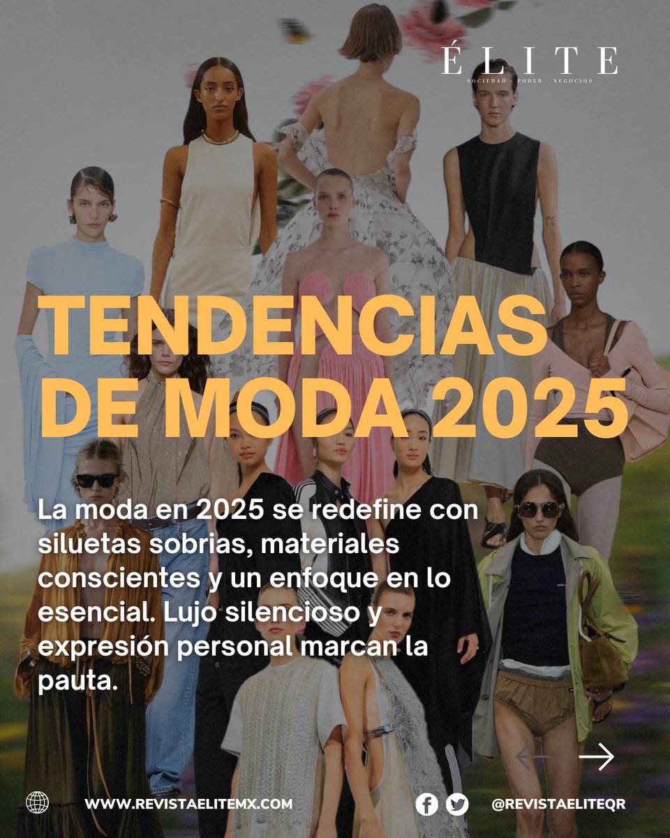 RevistaEliteqr's tweet image. El lujo se reinventa en 2025 💎🌿
Menos exceso, más esencia: moda sobria, consciente y profundamente personal.✨👗

#SilentLuxury #Moda2025 #Estilo #LuxuryLifestyle