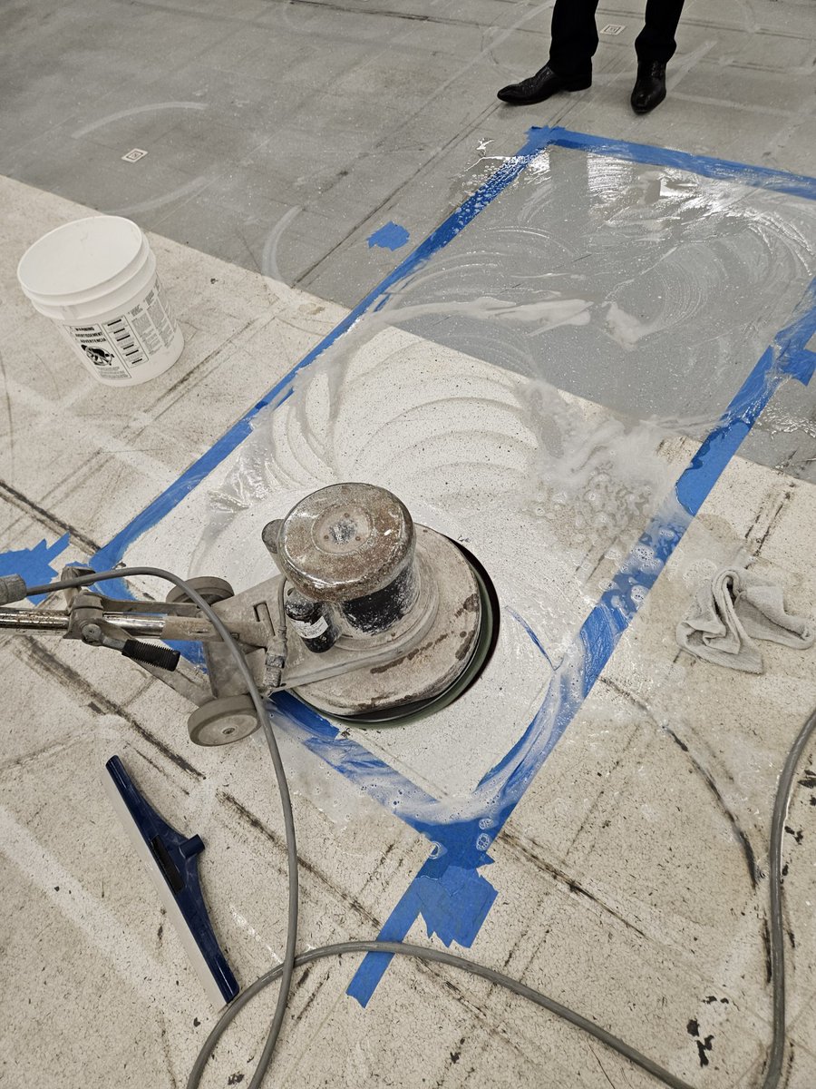 StaticWorx's tweet photo. 30 Years Later, Could This Flooring Be Saved? Instead of tearing out &amp; replacing the floor, we proposed our restorative deep cleaning process. After cleaning, they would apply CoatZF finish, then test the electrical resistance to determine if the tile was usable.

Results? ✅✅✅ https://t.co/8NN15BaJn8