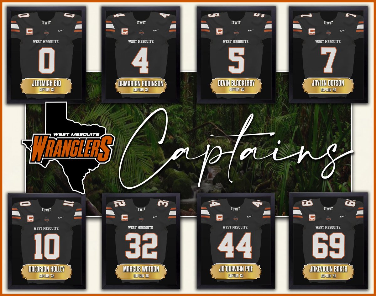 🌴 Congrats to our Team Captains for ‘25 season! The Work is The Work! 🌴

#JungleWest🌴 | #ItsJustDifferent | #ITWIT