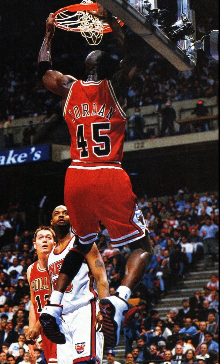 When Jordan wore 45 it was a transition for him. Rerun to the game, honoring those he loved &amp; refining accumulated wisdom. When that period was done…he was even more of a great &amp; the legend grew. Blessed to see my transition year.  Taking a page from Jordan’s book. Look out!!
