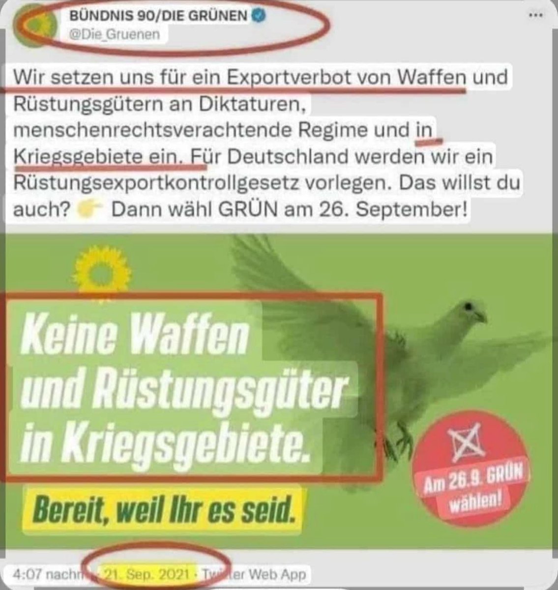 <a href="/MelnykAndrij/">Andrii Melnyk</a> <a href="/roberthabeck/">Robert Habeck</a> Was ist das wahre Gesicht von den Grünen? Bis heute hat niemand von den Grünen es erklärt, genau wie bei allen anderen Themen. DOPPELMORAL. Auch wenn die Grünen diesen Krieg weiter propagieren, werden die Grünen selber nicht zur Front gehen and nicht für Ukraine opfern.