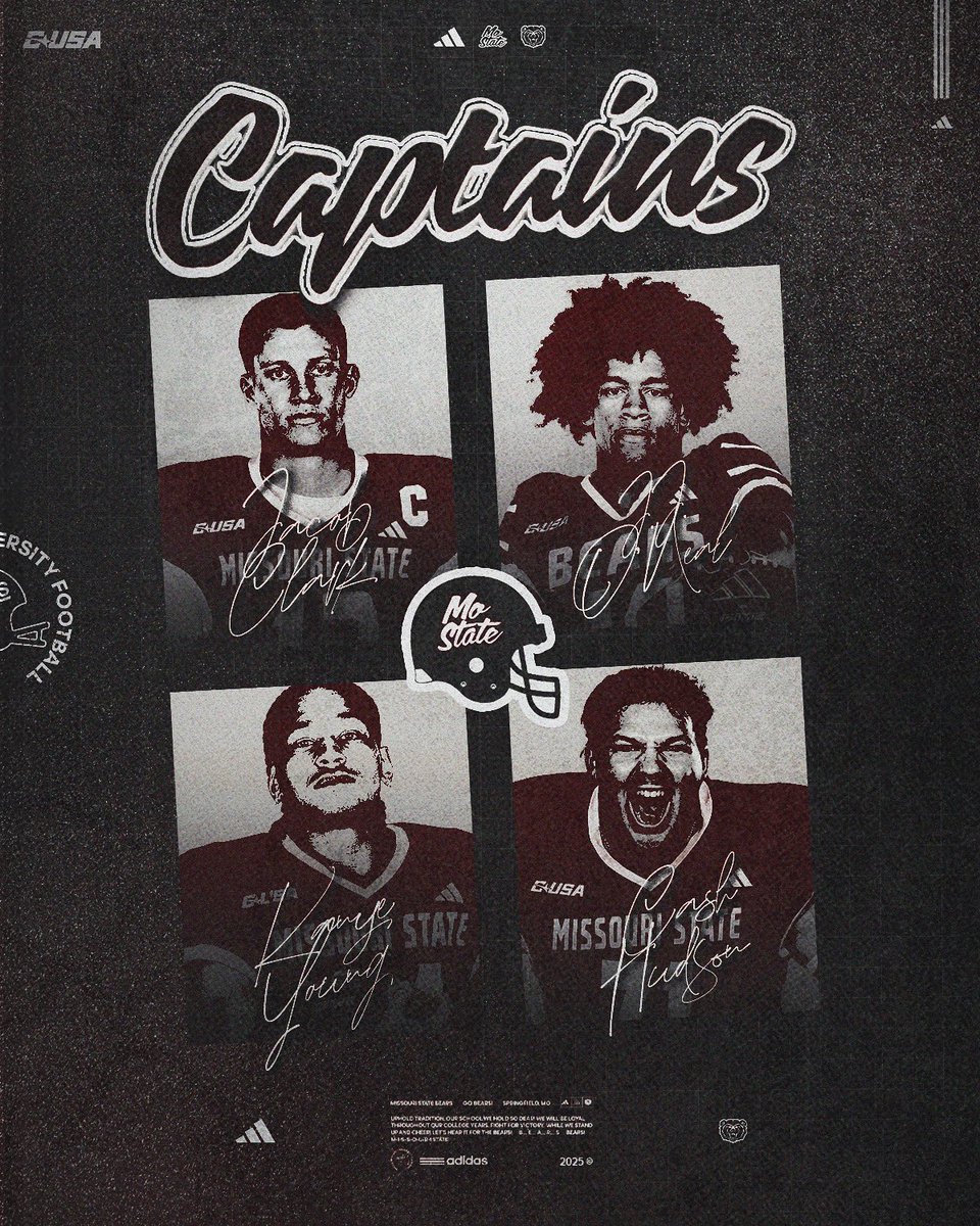 Our captains for the 2025 season 👀😤🐻

#OutHitOutHustle | #ProveIt