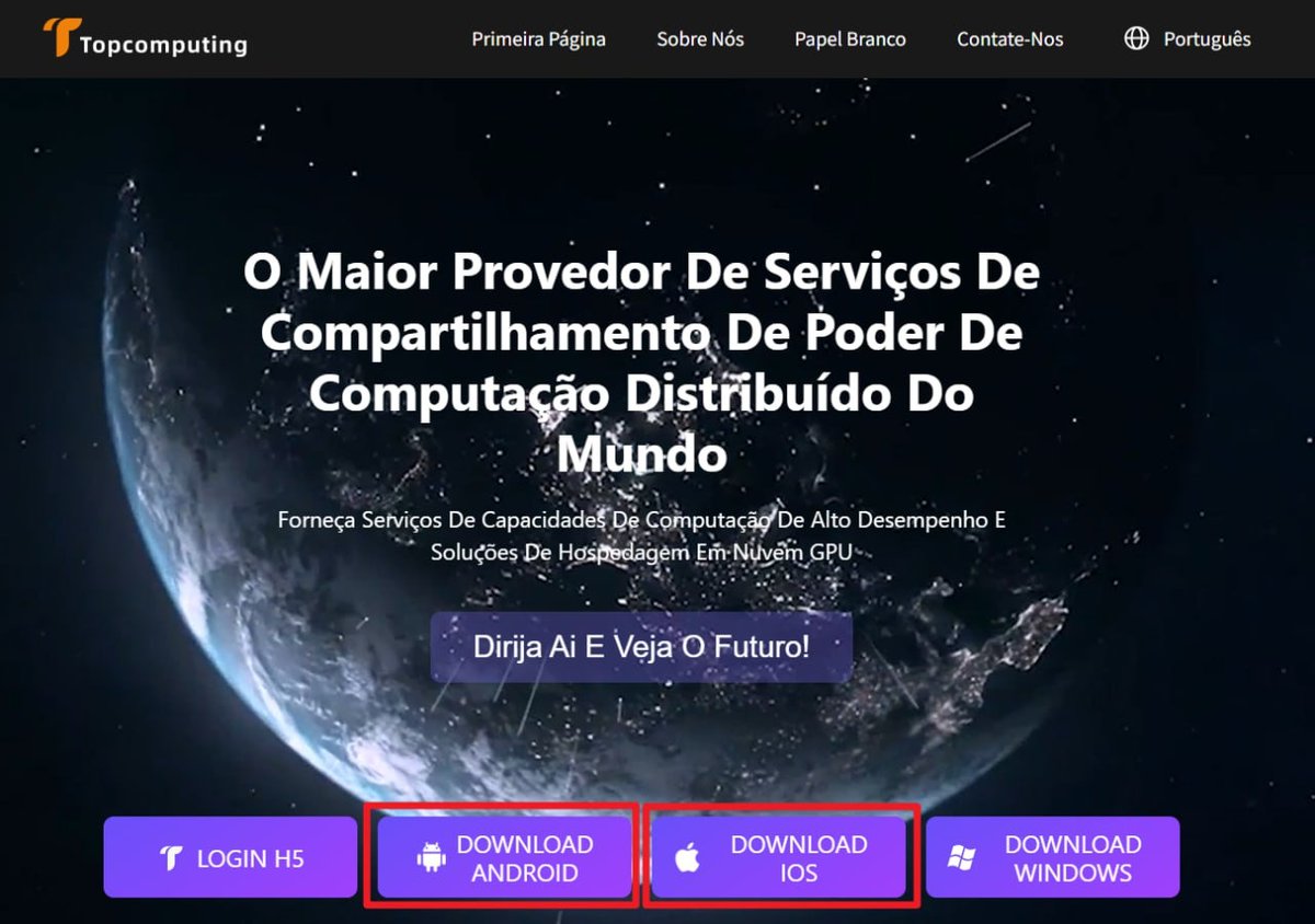 TopComputingPT's tweet image. JUNTE-SE À TOPCOMPUTING O maior provedor de serviços de compartilhamento de poder de computação distribuída do mundo.
pt.topcomputing.ai/login/register…