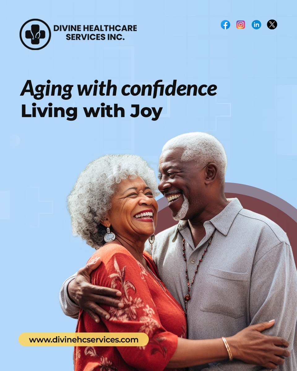 DivinehcsInc's tweet photo. Every wrinkle tells a story; every smile holds a memory. Aging with confidence and joy means celebrating those stories while receiving the care and support needed to keep writing new ones💙🫂
#DivineHealth #AgingGracefully #ConfidenceAndJoy #TrustedCare #CareWithHeart #Aging https://t.co/Dt2MdbMRjX