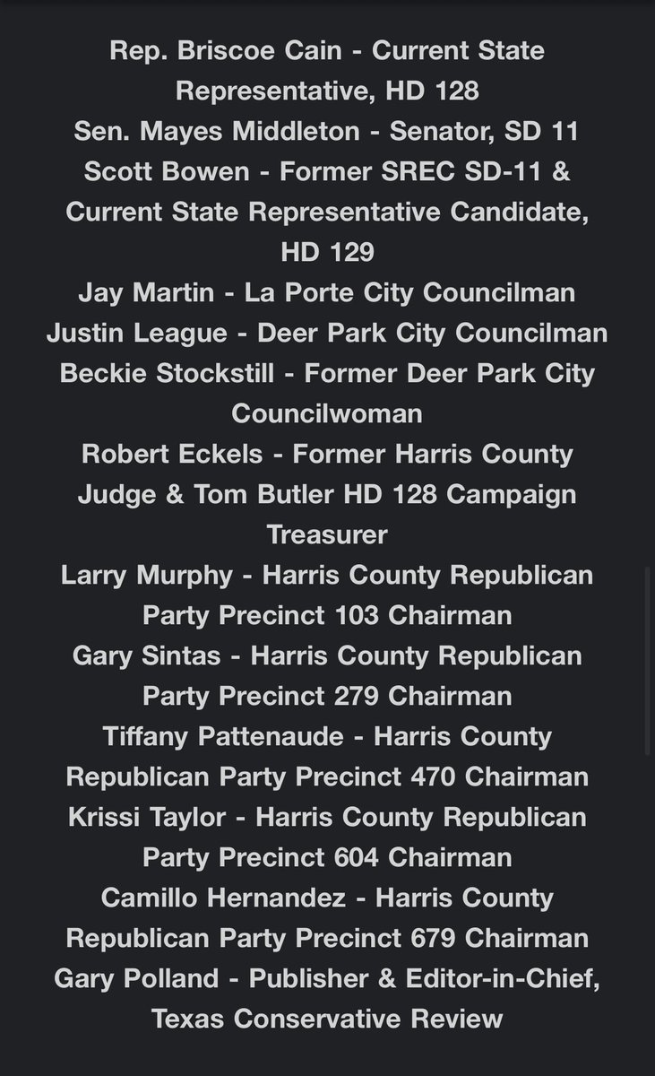Brad Johnson (@bradj_tx) on Twitter photo Inbox: Tom Butler, vice chair of TDLR, announces bid for HD 128, <a href="/BriscoeCain/">Briscoe Cain</a>’s seat; Cain is running for Congress. #txlege Inbox: Tom Butler, vice chair of TDLR, announces bid for HD 128, <a href="/BriscoeCain/">Briscoe Cain</a>’s seat; Cain is running for Congress. #txlege