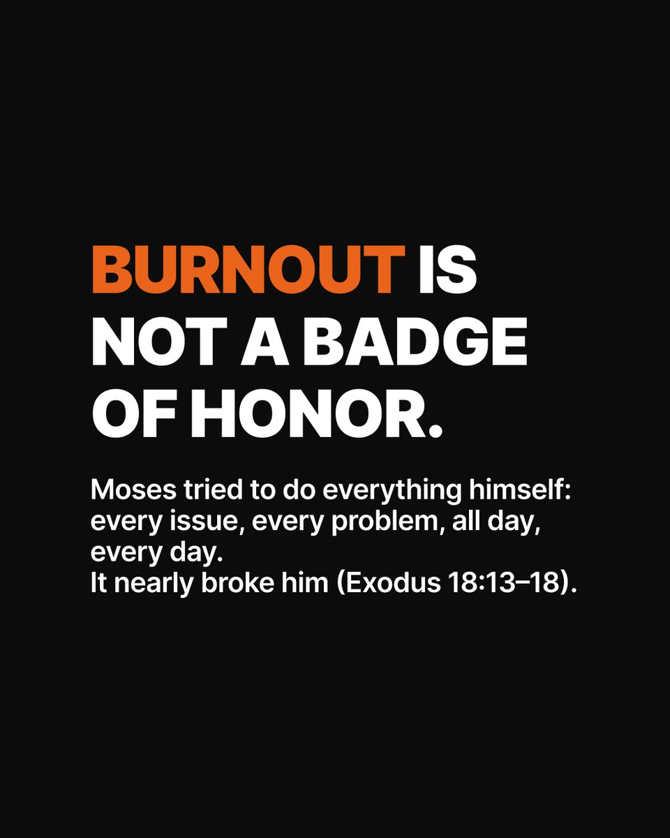 adventistchurch's tweet photo. Trying to do everything yourself is a bad idea. Learn to trust God, share the work, and allow others to step into their calling too. Burnout is not God's plan for you.

Save and share this post! https://t.co/JhhyAhDzwe