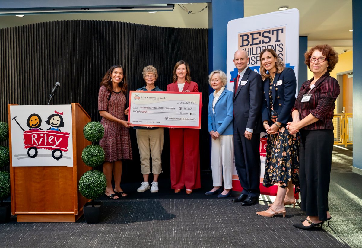 🏊‍♀️ We're honored to receive an inaugural grant from IU Health's Office of Child and Community Health to bring swimming lessons to IPS students—combining life safety and fitness for our young people. <a href="/IPSSchools/">IPS</a>