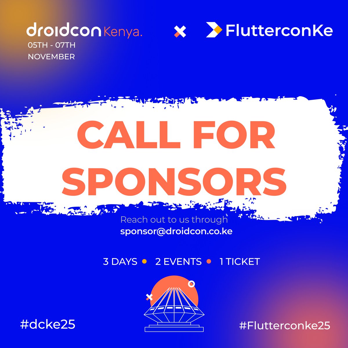 droidconke's tweet image. Sponsorships are OPEN for #dcke25 X #flutterconke25!
This is your chance to partner with us as we bring together developers and innovators from across Africa and beyond
Reach out to us to get a sponsorship deck for the different packages we have.
📩sponsor@droidcon.co.ke