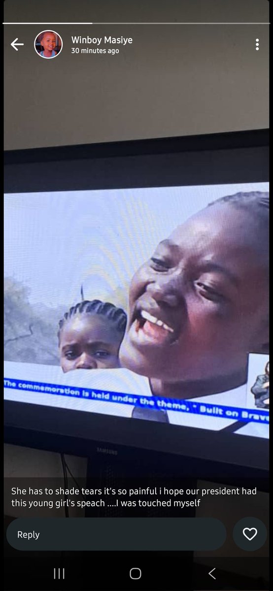 This girl here said more sense at Heroes day commemoration for us today more than any other leader has done, over to you honorable  Prime minister <a href="/ngurare/">Elijah Ngurare Manongo</a> <a href="/toys_ndjebela/">Toys Ndjebela</a>
