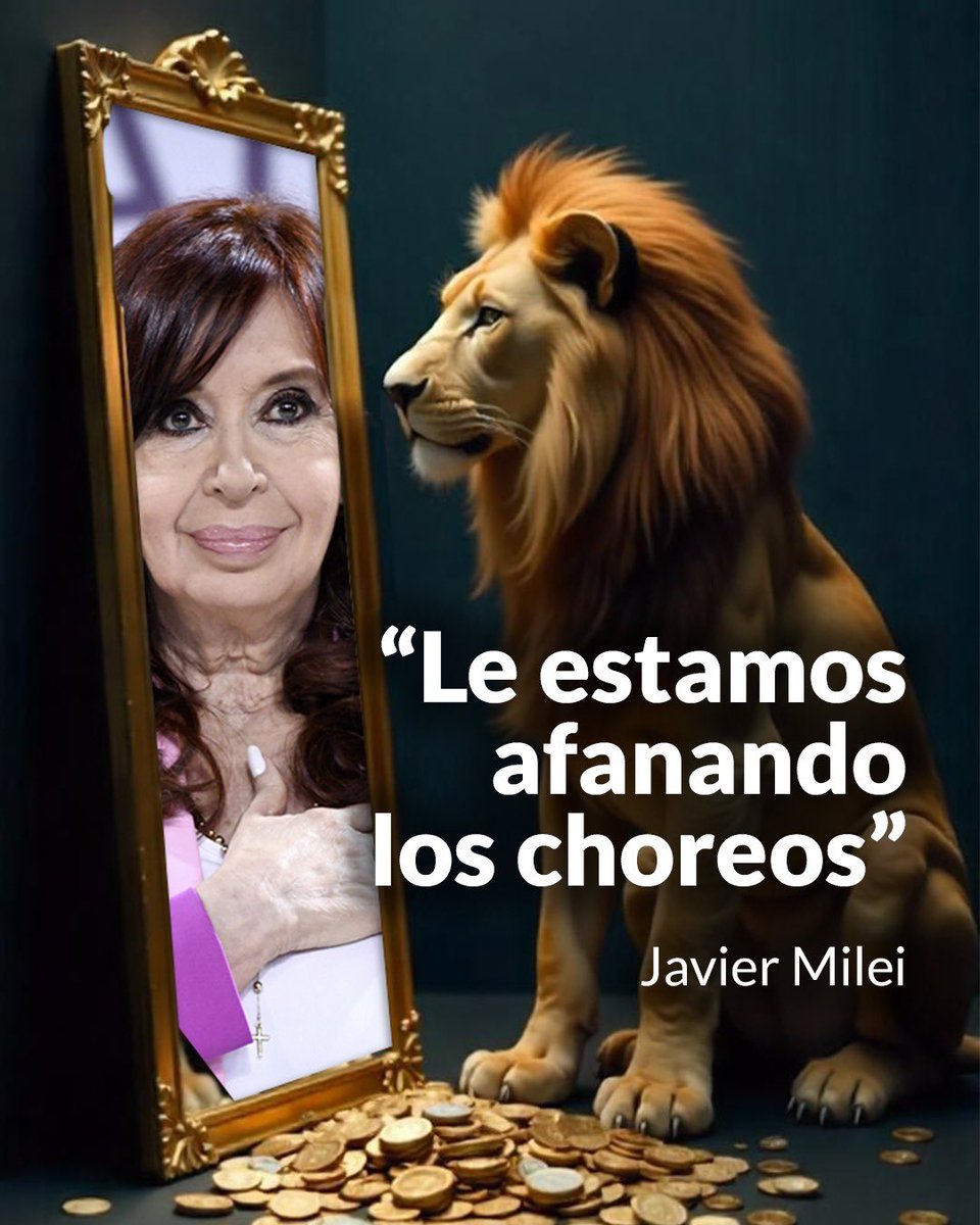 Stolbizer's tweet photo. “Le estamos afanando los choreos” 
Javier Milei https://t.co/EPoSU33ZhJ