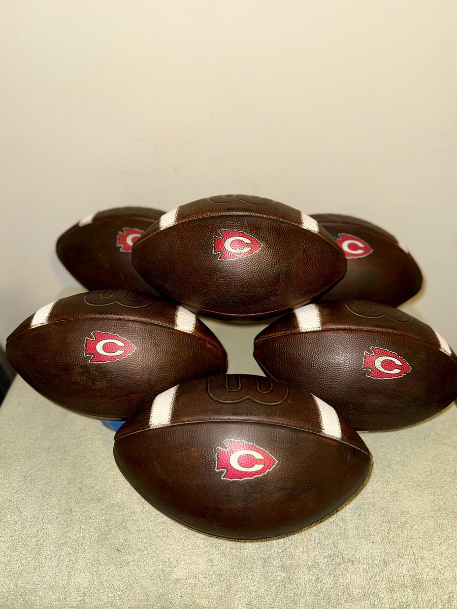GoArrows_FB's tweet image. Game week calls for new game balls😮‍💨 We would like to thank @PrecisePrep25 for helping us get ready! 

#GoArrows