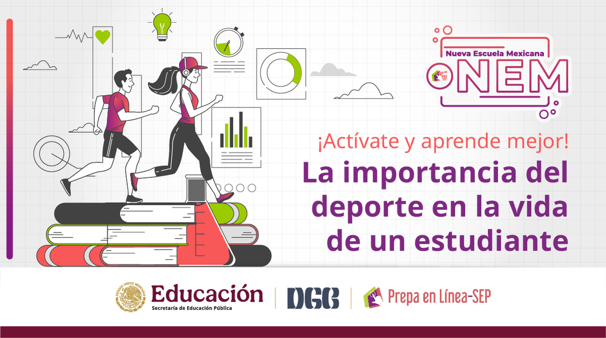 ¡Potencia tu mente y tu cuerpo! 🧘‍♀️🧠
La actividad física trae grandes beneficios a tus estudios, ya que mejora tu concentración y reduce el estrés. Descubre más en nuestro boletín.

prepaenlinea.sep.gob.mx/activate-y-apr…

#MiDeporteFavorito #EstudioYDeporte #RendimientoAcadémico #VidaSaludable