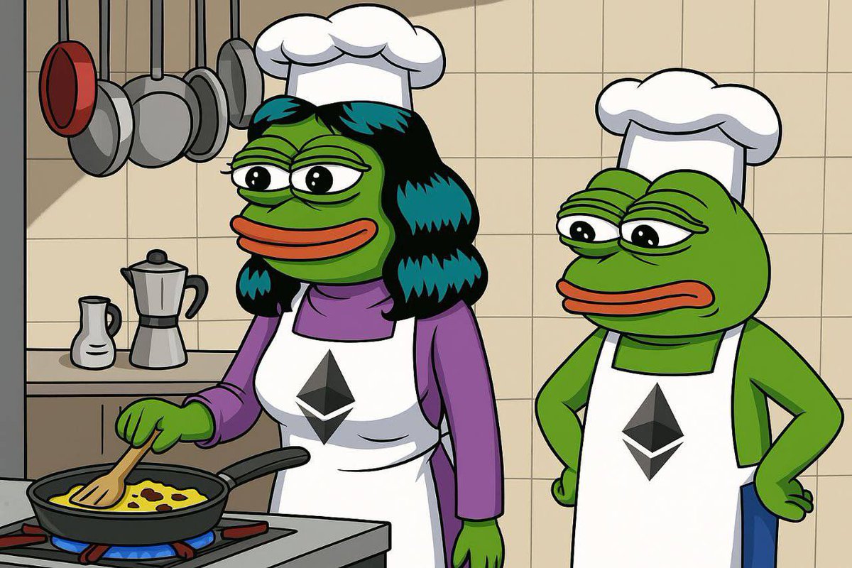 The Pepe universe cooking and so does the chart.

dexscreener.com/ethereum/0x0c8…

#Mali #MattFurie #Vortex #erc20 #ETH