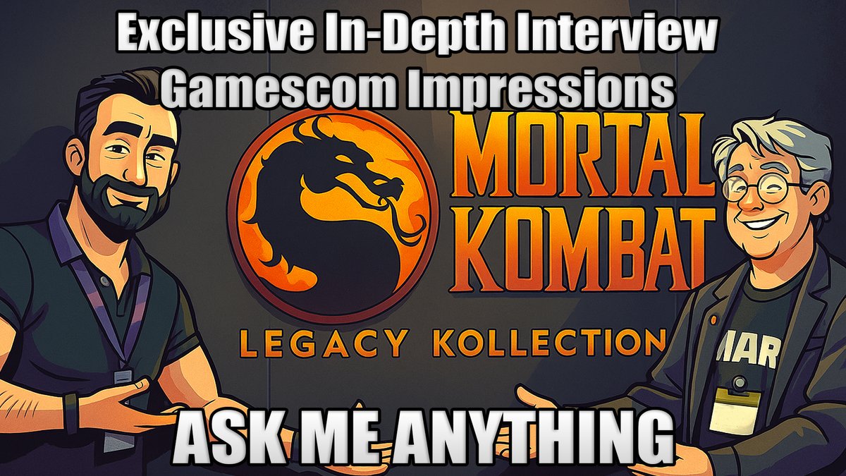 MKSecrets.Net (@mksecrets) on Twitter photo I am officially starting the #MKLK #Gamescom2025 Interview with <a href="/DanAmrich/">Dan Amrich at skies of blue</a> + #MKLK Impressions AMA.
I saw and played both the public and the press version of #MKLK.
Please watch our interview first: youtu.be/w1TZHqiCj_Y
Ask by commenting.
Like and Retweet :) I am officially starting the #MKLK #Gamescom2025 Interview with <a href="/DanAmrich/">Dan Amrich at skies of blue</a> + #MKLK Impressions AMA.
I saw and played both the public and the press version of #MKLK.
Please watch our interview first: youtu.be/w1TZHqiCj_Y
Ask by commenting.
Like and Retweet :)