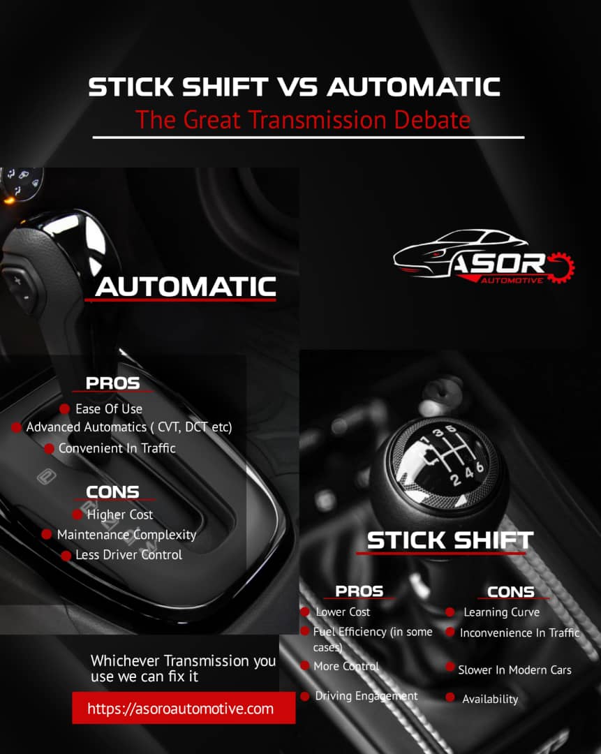 asoroautomotive's tweet image. Manual vs. Automatic. There&apos;s only one right answer, right? 😉

Cast your vote below! 👇

#ManualVsAutomatic #Transmission #CarDebate