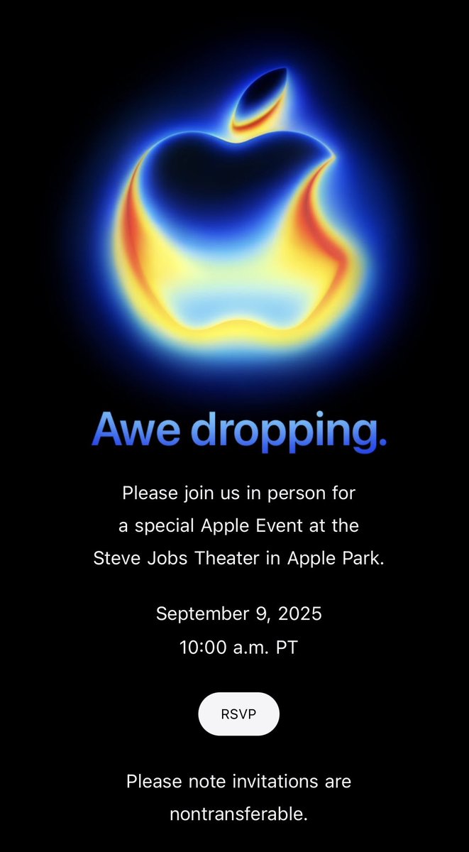 welp, I’m going to my first ever iphone event 

can’t believe it 

😭😭😭