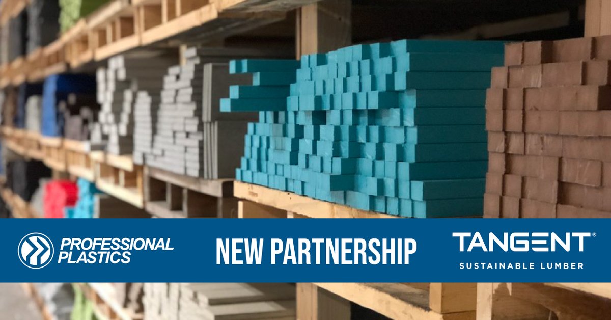 Pro_Plastics's tweet image. Professional Plastics has partnered with Tangent Sustainable Lumber as Tangent’s Exclusive Distributor of Sheet goods &amp;amp; Master Distributor of sustainable lumber. Tangent is a manufacturer of synthetic lumber &amp;amp; ProPlas is a leading plastics distributor with 23 distribution sites.