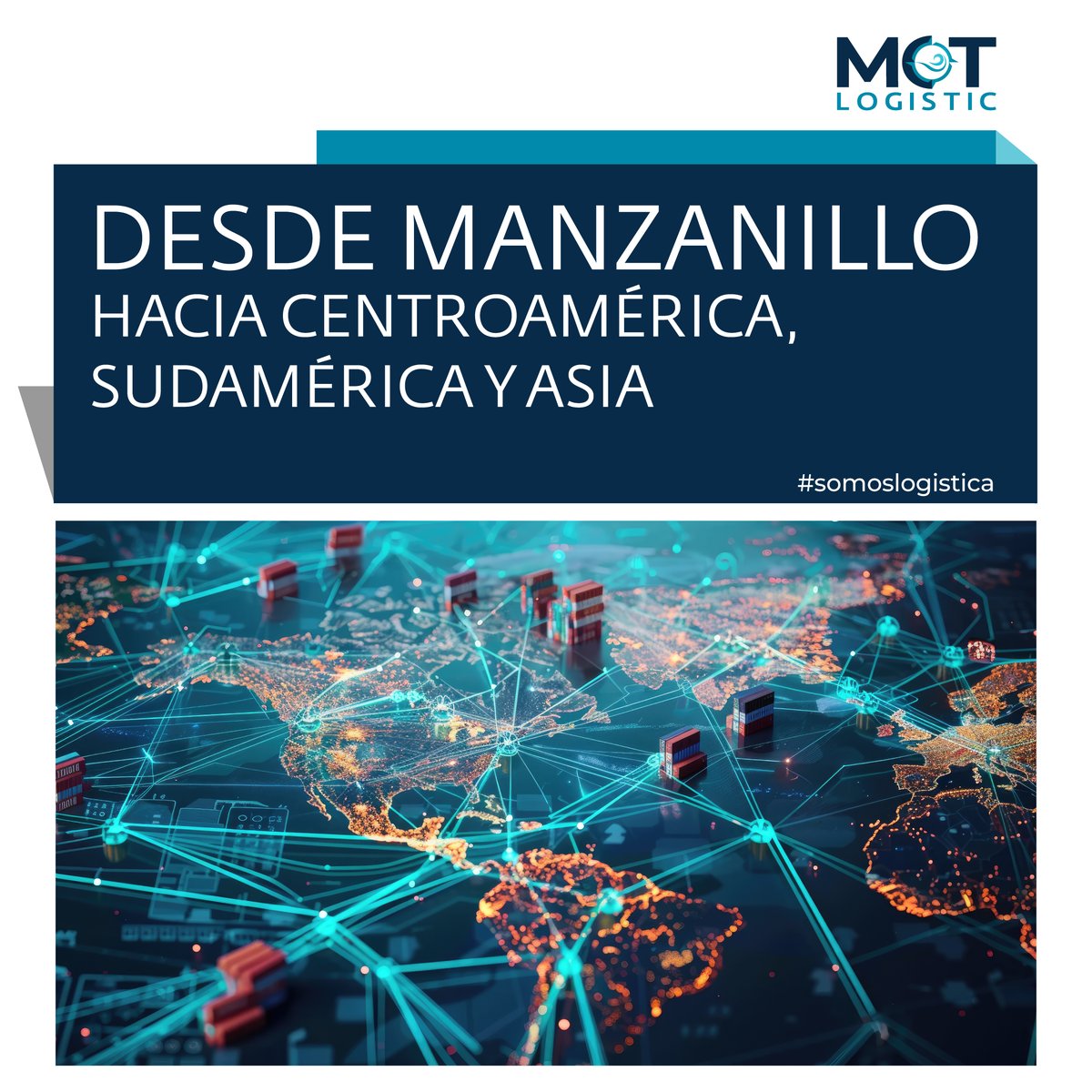 🌊🚢 El mar es nuestro canal natural. En MCT Logistic coordinamos transporte marítimo seguro y eficiente para exportaciones e importaciones hacia los principales destinos internacionales.