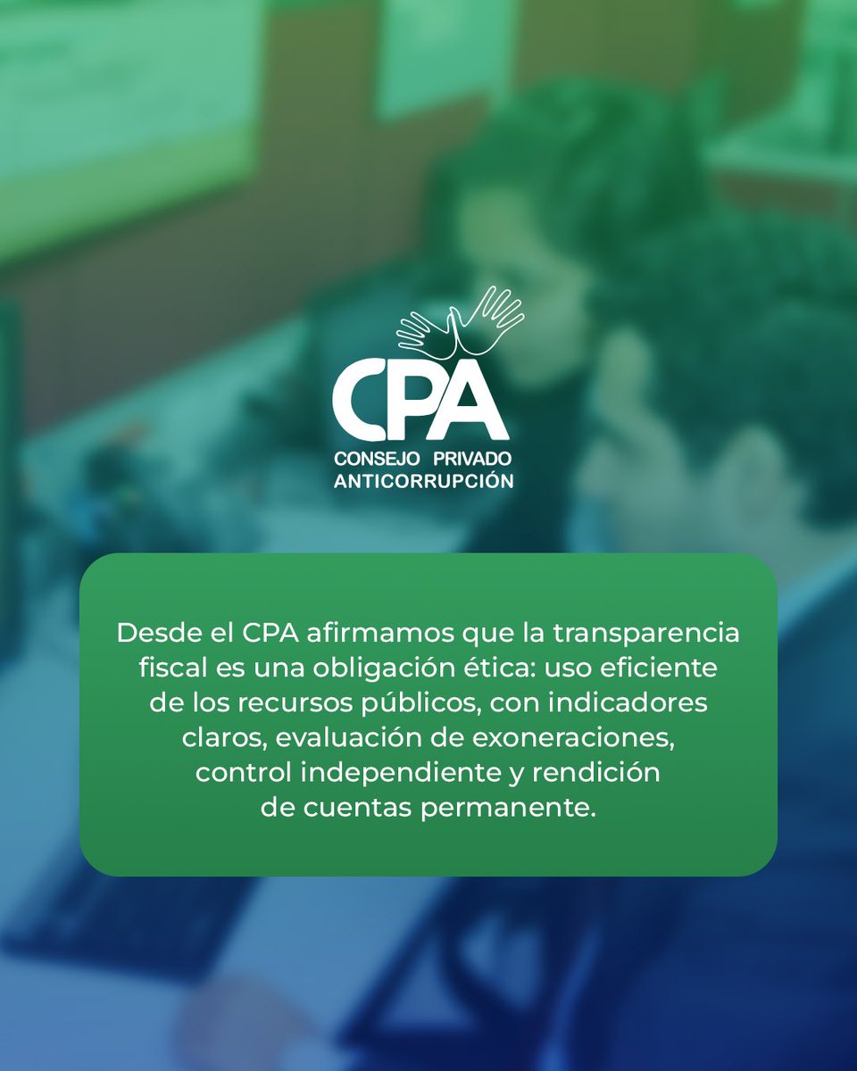 La #OCDE advierte que el Perú no cumplirá sus metas fiscales 💰. El problema: falta de #transparencia. 
Desde el @CPA pedimos eficiencia, control independiente, equidad tributaria y optimizar el gasto.

#OCDE #TransparenciaFiscal #ResponsabilidadFiscal #CPA