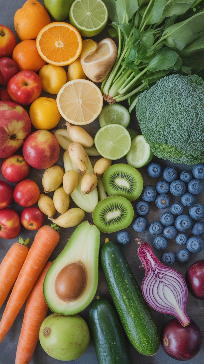 🥦 Eat the rainbow!
Colorful fruits &amp; veggies = more vitamins, minerals, and antioxidants for your body. 🌈
#HealthyLiving #Nutrition