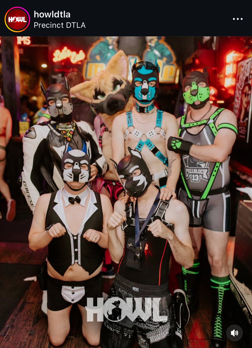 Hey!  That’s me and my friends!
Howl <a href="/precinctdtla/">Precinct DTLA</a> is an amazing event!
I’m looking forward to the next one
September 7th!