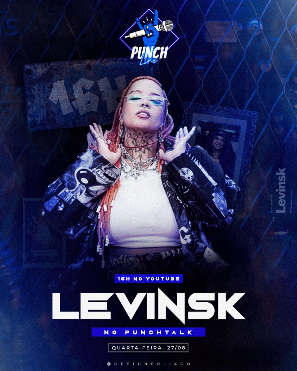 Amanhã o Punchtalk é com a Rainha!👑
A <a href="/levinskemici/">LELÊ</a> vai colar pela primeira vez no Punchline pra trocar um papo sobre a cena das batalhas! Cola com a gente as 16h, ao vivo no Canal Punchline no YouTube!⚡️💙