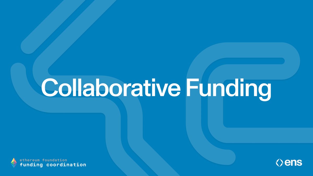ensdao.eth (@ens_dao) on Twitter photo ENS DAO is collaborating with the <a href="/ethereumfndn/">Ethereum Foundation</a> to strengthen support for Public Goods that keep Ethereum thriving. ENS DAO is collaborating with the <a href="/ethereumfndn/">Ethereum Foundation</a> to strengthen support for Public Goods that keep Ethereum thriving.