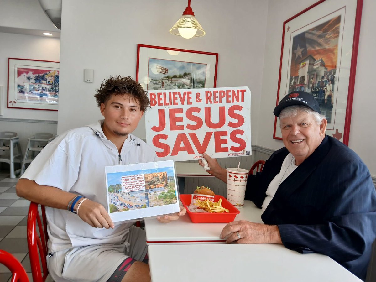 Met an amazing soul today, James Knight!
Sharing Jesus’s word and the gospel on the daily!