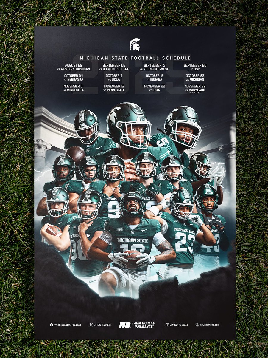 the 2025 schedule poster 🔥🎨