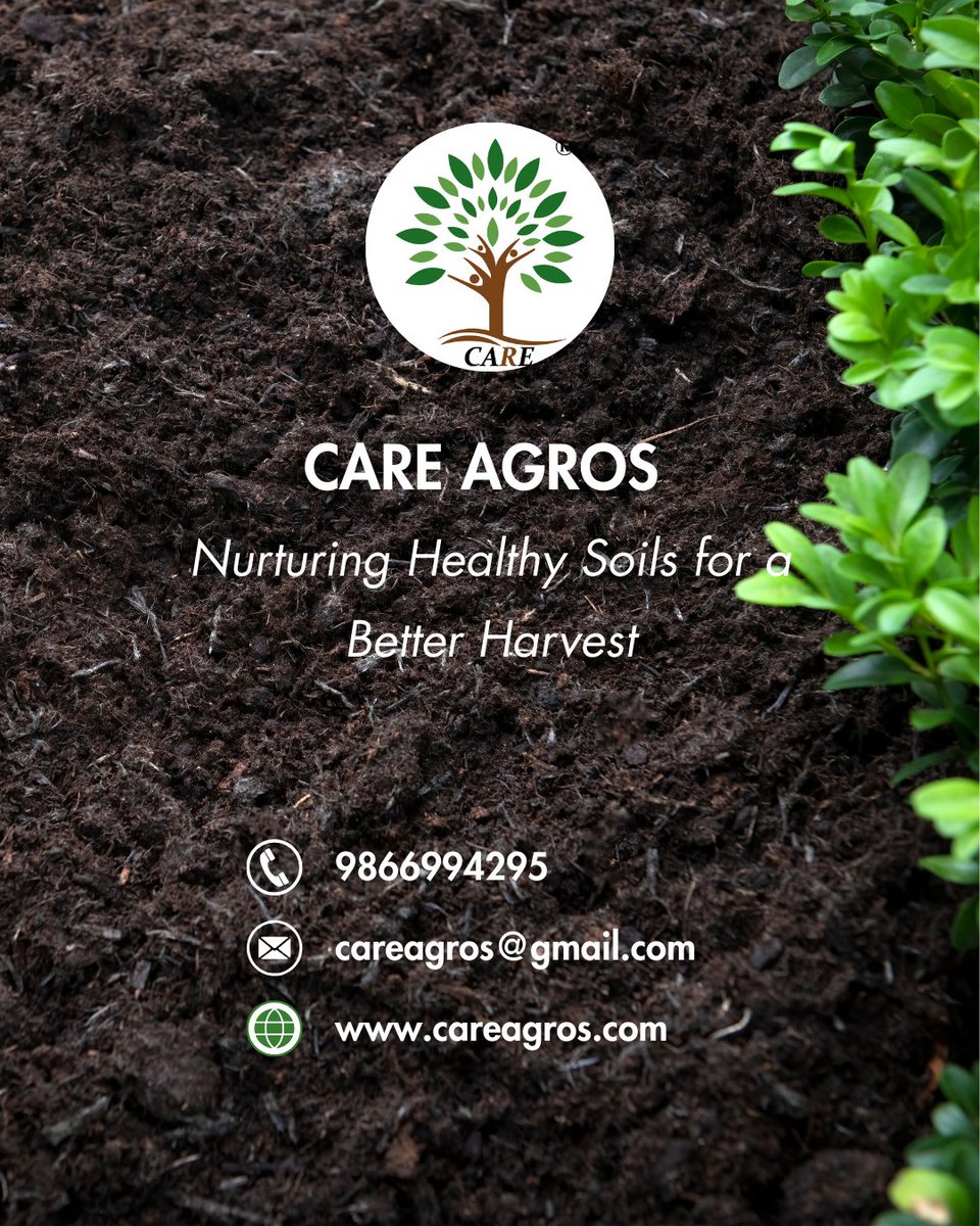 careagros123's tweet image. Turn your farm waste into gold for your soil! 
Composting is the natural way to recycle nutrients, enrich soil, and boost crop yield sustainably. 

#CareAgros #SmartFarming
#CompostingTips #OrganicFarming #SoilHealth #CareAgros #FarmSolutions #SustainableFarming g