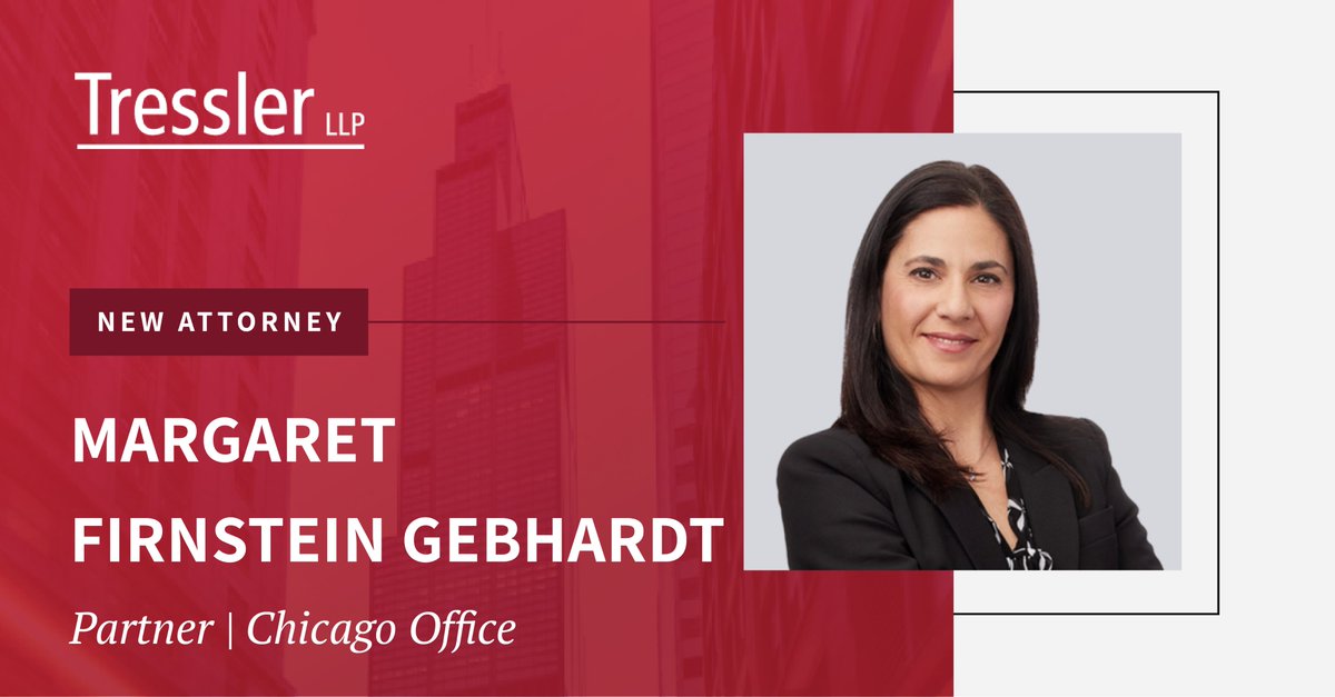 We are excited to welcome Margaret Firnstein Gebhardt as a partner in our Litigation Practice Group in our Chicago, IL office. 

Welcome, Margaret!

Learn more: bit.ly/45CI1GD

#NewAttorney #Illinois #Litigation #Law