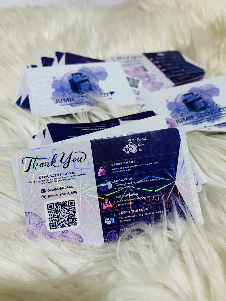 marinusprinthub's tweet photo. Customized Business/Thank you cards for JUMIE_SCENT_CITY

#qualityprintswithMarinusprinthub ✨ https://t.co/m7Tatxr7Yv
