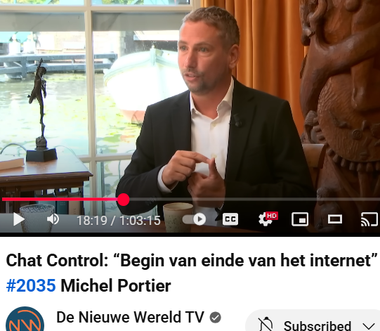 Matthijs Pontier 🏴☠️Piratenpartij - De Groenen🌻 (@matthijs85) on Twitter photo Hoe de Europese Commissie kinderen misbruikt om totalitaire surveillance door de strot te duwen👀youtube.com/watch?v=ETFVss…
~Michel Portier bij <a href="/De_NieuweWereld/">De Nieuwe Wereld</a>
Piraten hebben dit tot nu toe steeds tegen weten te houden! #chatcontrol
Help jij ook weer mee? fightchatcontrol.eu✍️ Hoe de Europese Commissie kinderen misbruikt om totalitaire surveillance door de strot te duwen👀youtube.com/watch?v=ETFVss…
~Michel Portier bij <a href="/De_NieuweWereld/">De Nieuwe Wereld</a>
Piraten hebben dit tot nu toe steeds tegen weten te houden! #chatcontrol
Help jij ook weer mee? fightchatcontrol.eu✍️