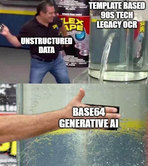 #Template-based Legacy #OCR cannot understand your #unstructured documents or #invoices with endless layouts. Patch your #operations gap with Base64 Generative AI base64.ai