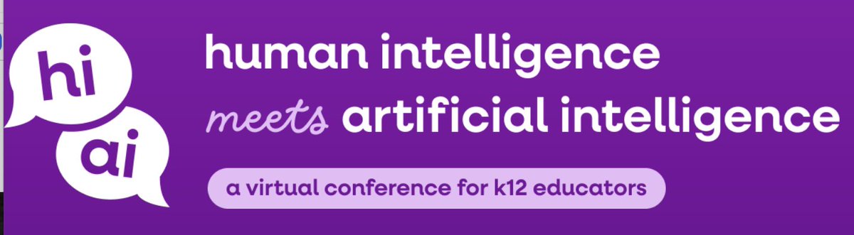 Eric Santos (@santosedtech) on Twitter photo The <a href="/ltcillinois/">Learning Technology Center (LTC)</a> will be hosting a new virtual conference on January 15-16 called Hi, AI: Human Intelligence meets Artificial Intelligence. Registration is now open!
ltcillinois.org/hiai/
#ai #ArtificialIntelligence #AIinEDU #EdTech The <a href="/ltcillinois/">Learning Technology Center (LTC)</a> will be hosting a new virtual conference on January 15-16 called Hi, AI: Human Intelligence meets Artificial Intelligence. Registration is now open!
ltcillinois.org/hiai/
#ai #ArtificialIntelligence #AIinEDU #EdTech