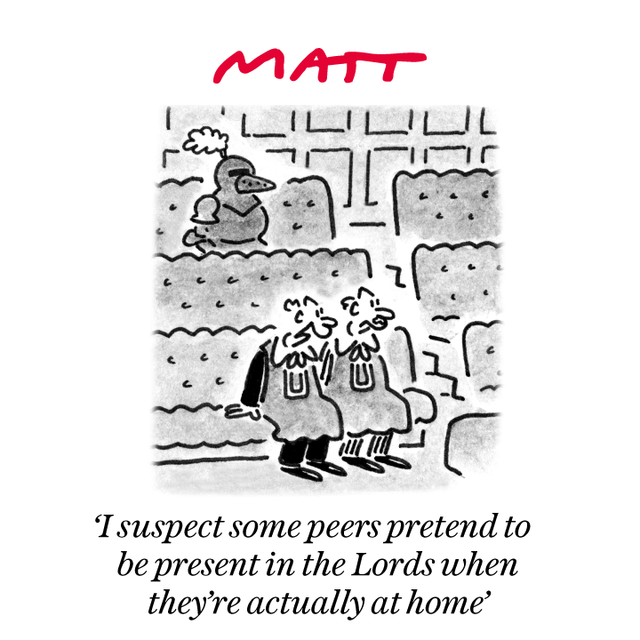 My latest cartoon for tomorrow's <a href="/Telegraph/">The Telegraph</a>

Buy a print of my cartoons at telegraph.co.uk/mattprints

Original artwork from chrisbeetles.com