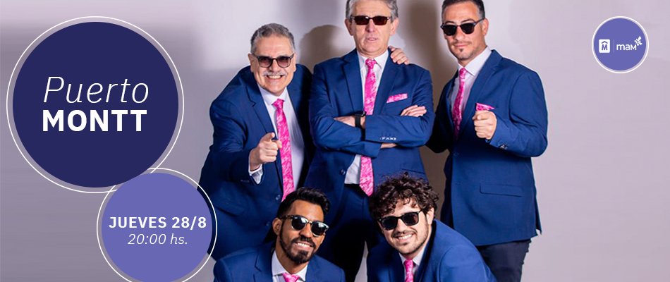 Cerramos el mes de la nostalgia junto a Puerto Montt, banda tributo a Eduardo Franco y los Iracundos en vivo desde nuestro escenario de plaza de comidas.

📆 Jueves 28 de agosto.
⏰ 20.00 hs.
📌 Escenario Plaza de comidas.

Entrada libre. No te lo pierdas 🎼

<a href="/montevideoIM/">Intendencia de MVD</a>