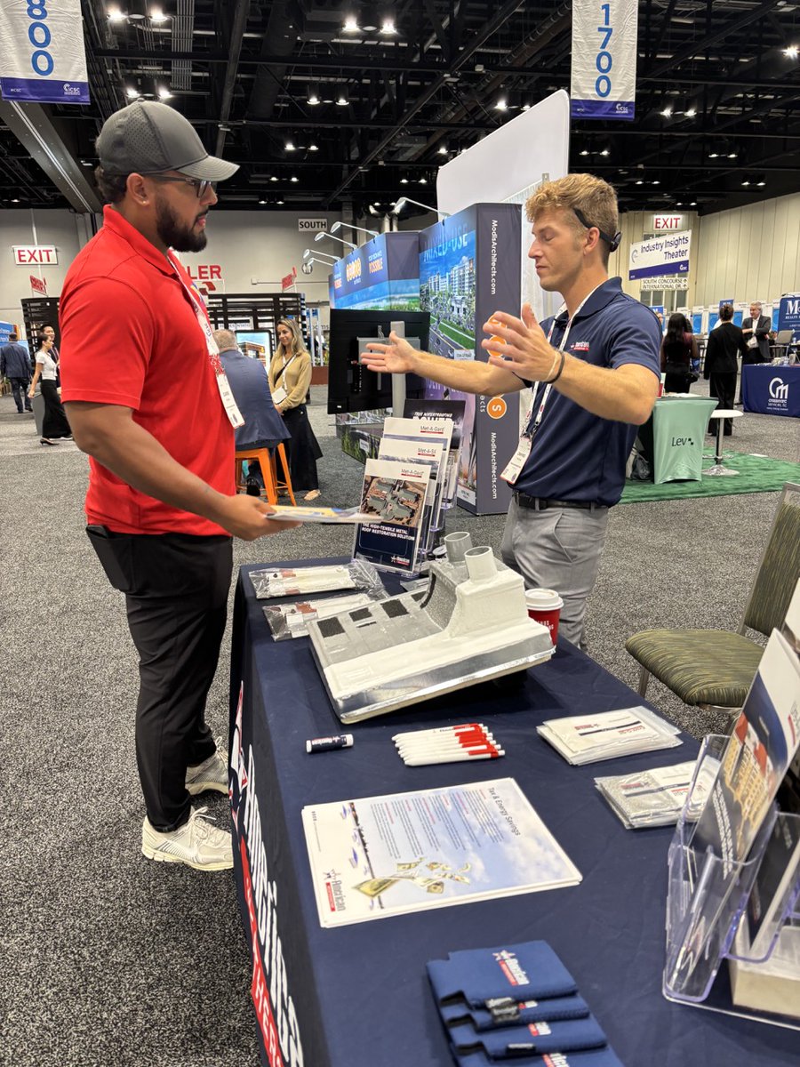 AmericanWStar's tweet photo. Final day at ICSC@Florida! Thank you to everyone who has stopped by the booth so far. 🤗 There is still plenty of time to come see us today and learn how American WeatherStar can help protect your commercial roofs.
Hope to see you soon at Booth #1844! 👋
#ICSC #ICSCFlorida https://t.co/KHtnGXzyd8
