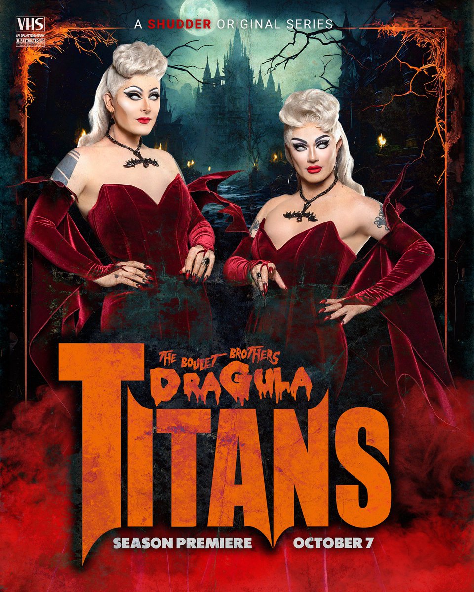 The Boulet Brothers Dragula: Titans Season 2 premieres 10/7 on Shudder! Get all the gory details on the biggest, most sensational season of the series yet in this @variety Exclusive (link in bio).