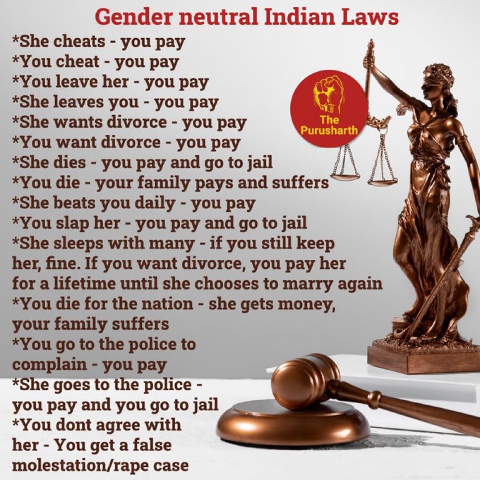 Indian Judiciary is promoting legal prostitution in the name of alimony and maintenance laws.