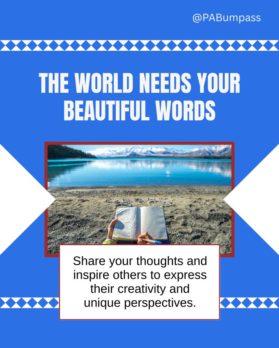 Someone, somewhere, needs to hear the story only you can tell. Don’t keep it to yourself. 🌍🖋 

#ShareYourStory #YourWordsMatter