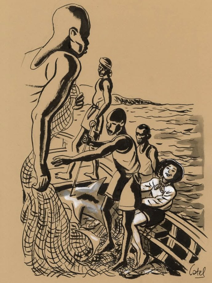 Catel (@catelbd) on Twitter photo 🌊 Anita Conti, pionnière de l’océanographie :
➡️ en Afrique, elle apprend la #pêche traditionnelle & dénonce la pêche industrielle
➡️ dans les années 50, elle alerte déjà sur la surpêche.
Ces #dessins étaient exposés à la <a href="/GalerieBarbier/">Galerie Barbier</a> (Paris) jusqu’au 23 août.
#AnitaConti 🌊 Anita Conti, pionnière de l’océanographie :
➡️ en Afrique, elle apprend la #pêche traditionnelle & dénonce la pêche industrielle
➡️ dans les années 50, elle alerte déjà sur la surpêche.
Ces #dessins étaient exposés à la <a href="/GalerieBarbier/">Galerie Barbier</a> (Paris) jusqu’au 23 août.
#AnitaConti