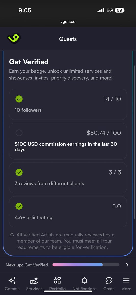 My commissions are still open!!! I would really appreciate sales because I only need $50 until I can qualify for verification!!!!
#VGen #vgenartist